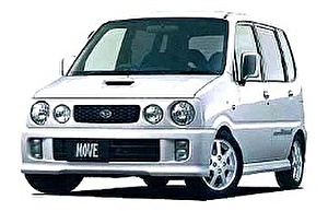 Размер колёс на Daihatsu Move Custom 1999 Подбор шин на Daihatsu Move Custom 1999
