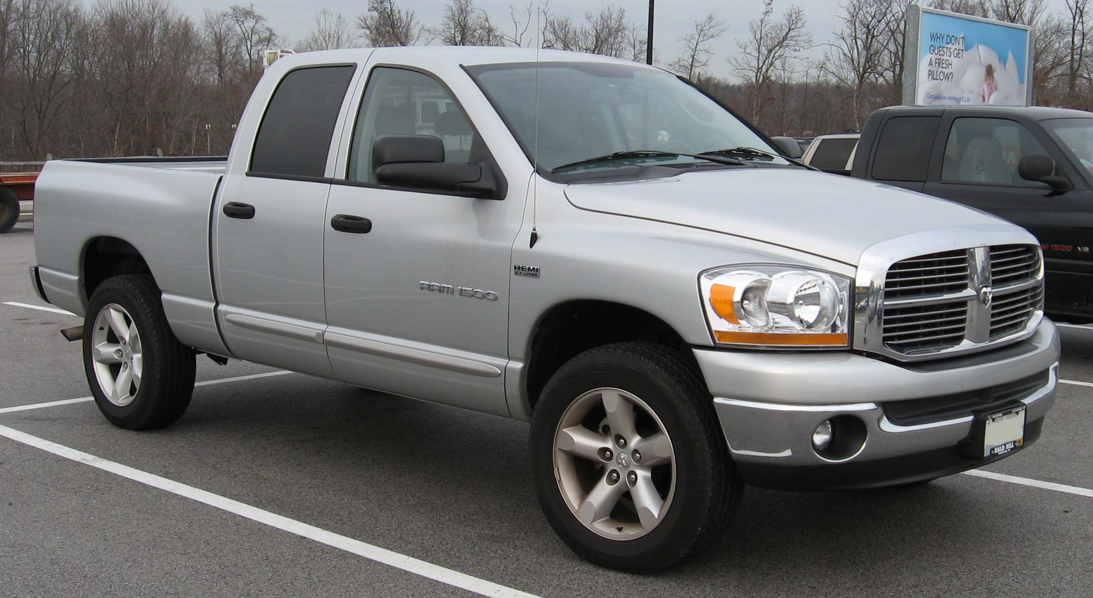 Размер колёс на Dodge Ram 1500 2007 Подбор шин на Dodge Ram 1500 2007