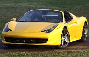 Размер колёс на Ferrari 458 Spider 2014 Подбор шин на Ferrari 458 Spider 2014