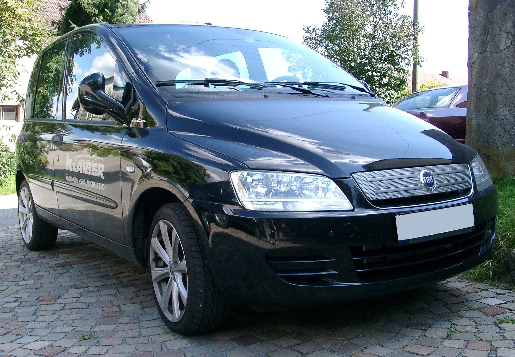 Размер колёс на Fiat Multipla 2007 Подбор шин на Fiat Multipla 2007