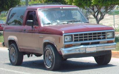 Размер колёс на Ford Bronco II 1986 Подбор шин на Ford Bronco II 1986