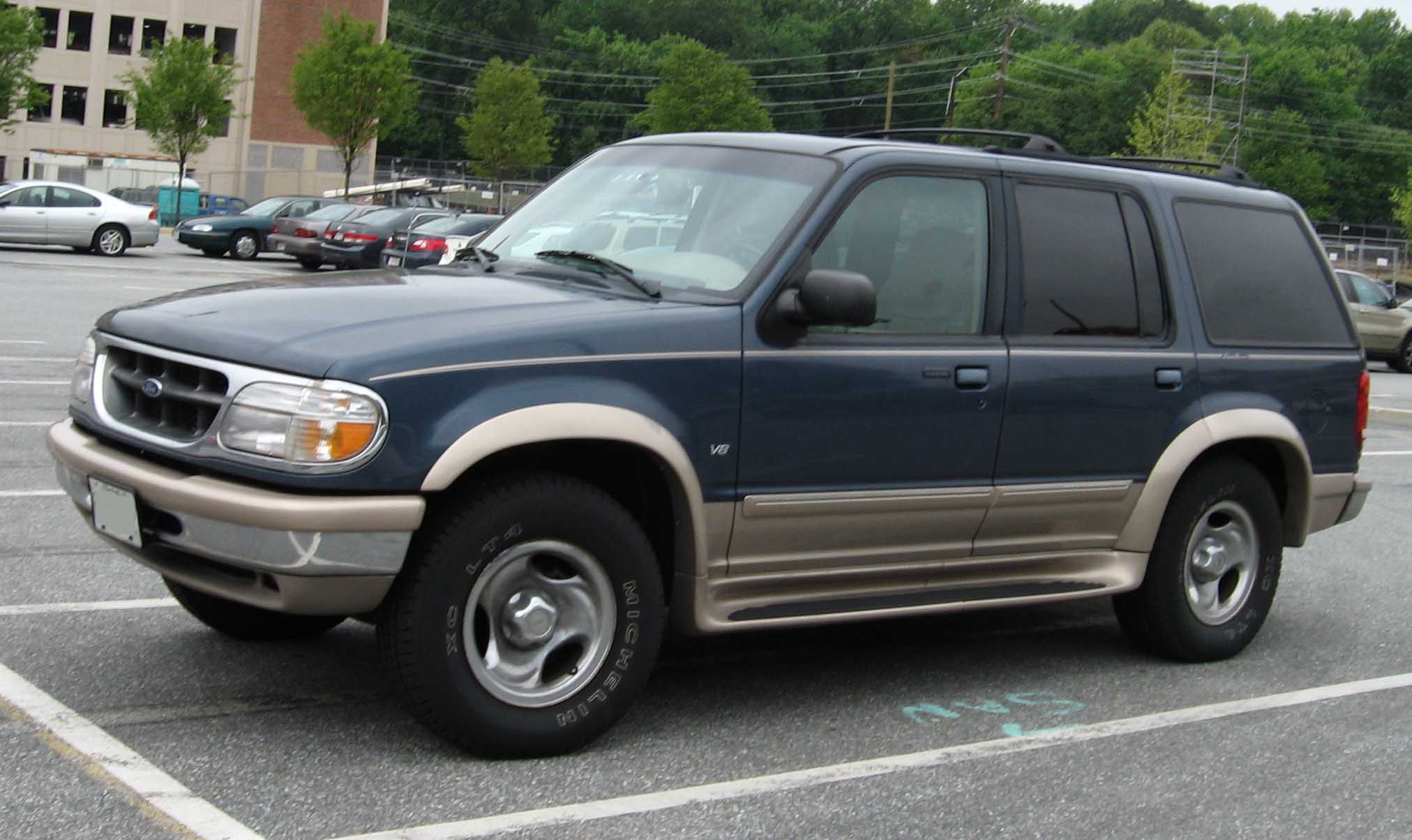 Размер колёс на Ford Explorer 2001 Подбор шин на Ford Explorer 2001