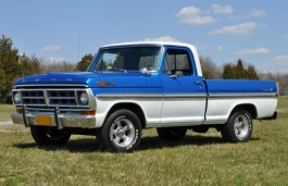 Размер колёс на Ford F-100 1972 Подбор шин на Ford F-100 1972