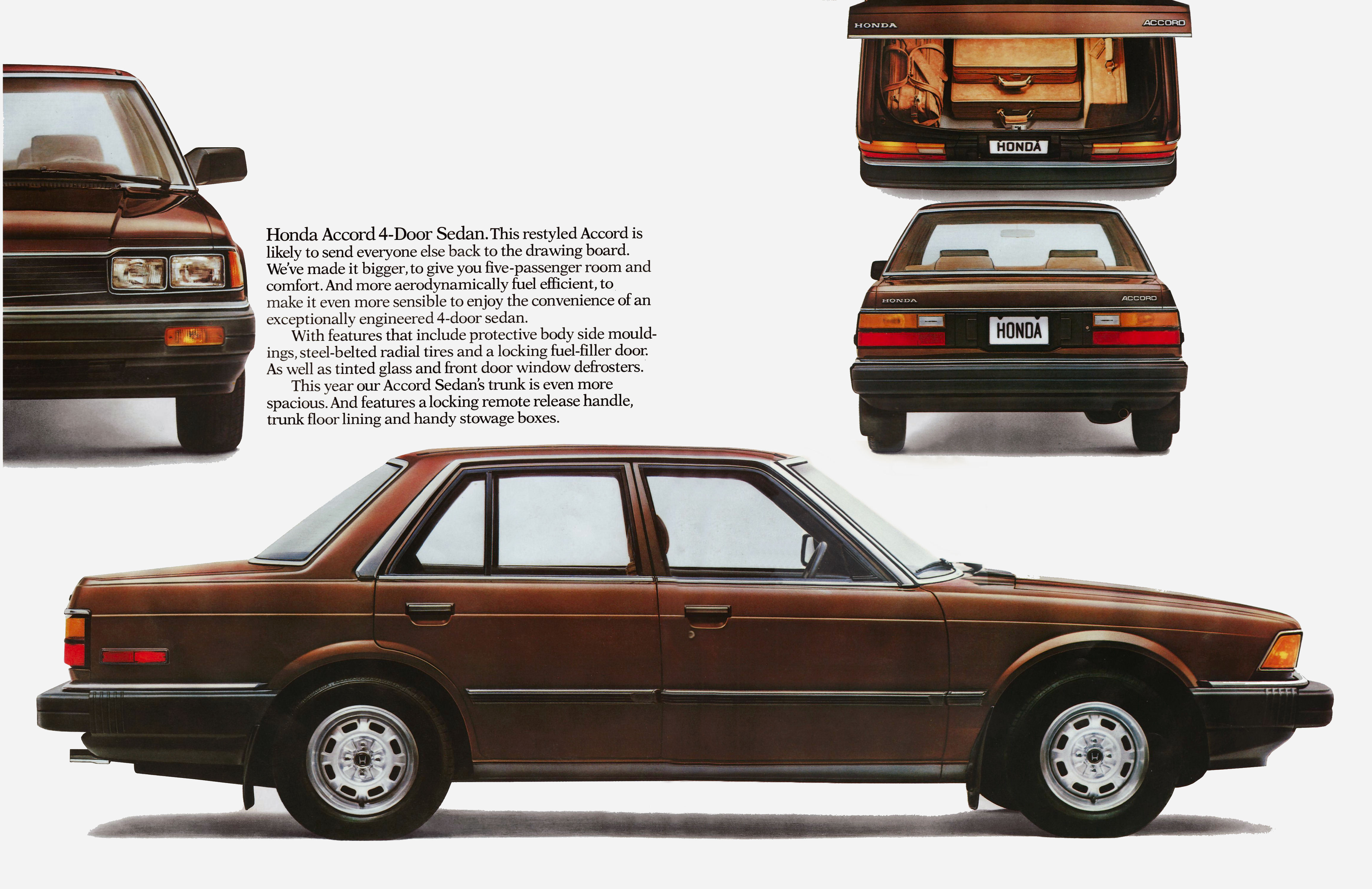 Подбор шин на Honda Accord 1982