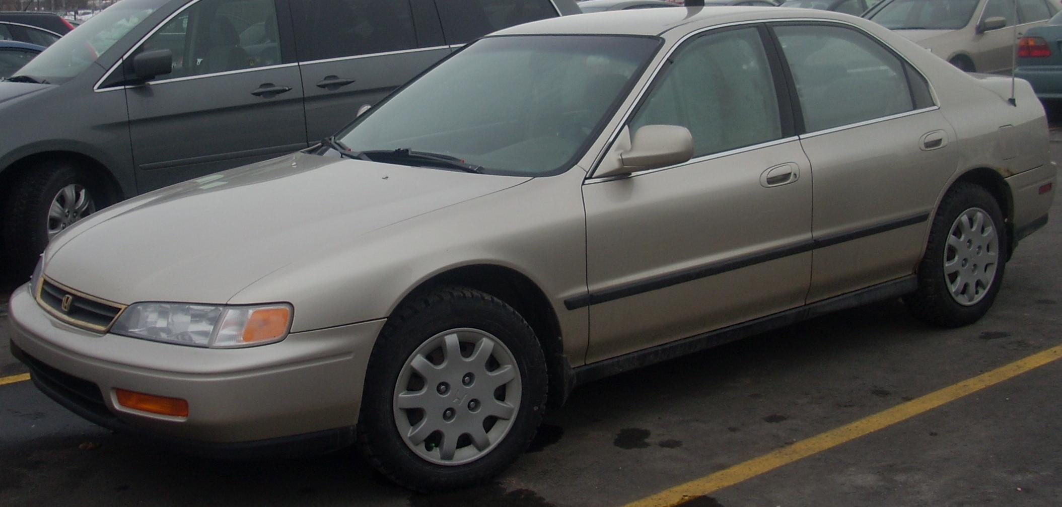 Размер колёс на Honda Accord 1996 Подбор шин на Honda Accord 1996