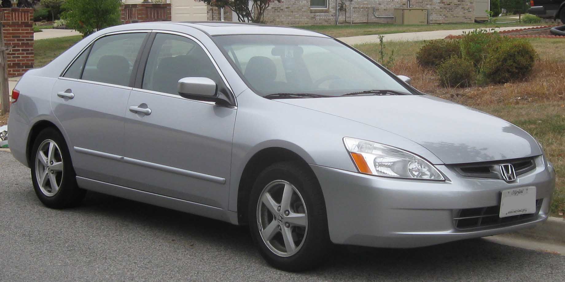 Размер колёс на Honda Accord 2003 Подбор шин на Honda Accord 2003