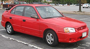 Размер колёс на Hyundai Accent 2002 Подбор шин на Hyundai Accent 2002