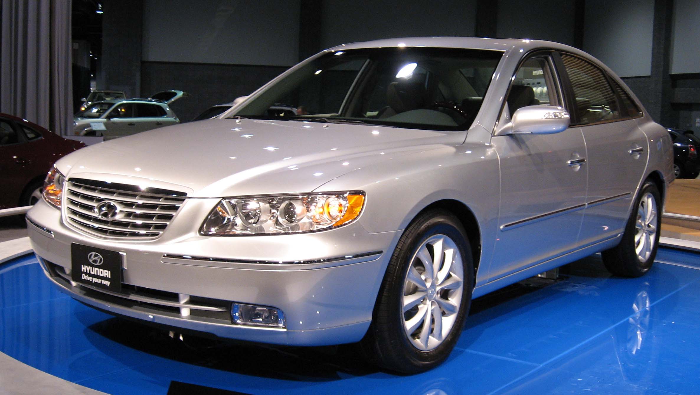 Размер колёс на Hyundai Azera 2007 Подбор шин на Hyundai Azera 2007