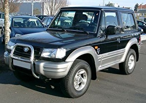 Размер колёс на Hyundai Galloper 2001 Подбор шин на Hyundai Galloper 2001