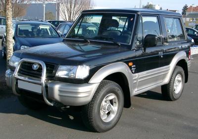 Подбор шин на Hyundai Galloper 2001