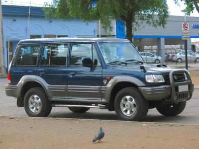 Размер колёс на Hyundai Galloper 2003 Подбор шин на Hyundai Galloper 2003