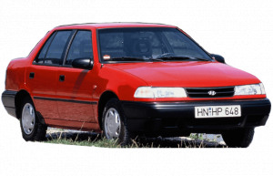 Размер колёс на Hyundai Pony 1991 Подбор шин на Hyundai Pony 1991