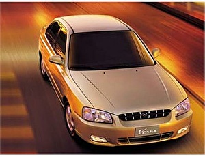 Размер колёс на Hyundai Verna 2004 Подбор шин на Hyundai Verna 2004