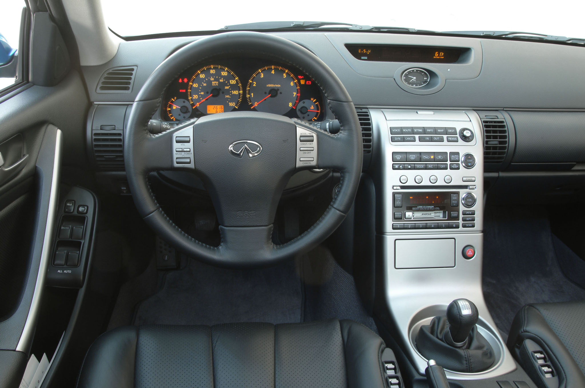 Размер колёс на Infiniti G 2003 Подбор шин на Infiniti G 2003