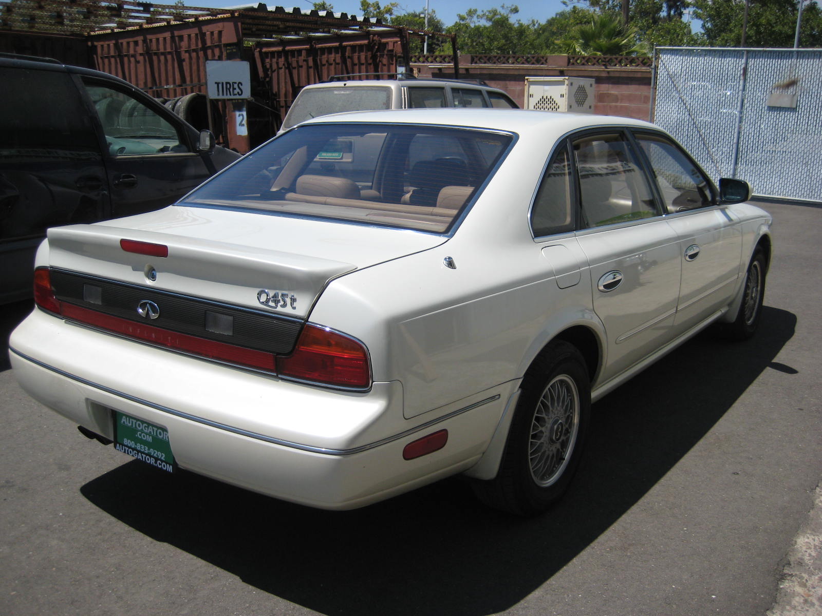 Размер колёс на Infiniti Q45 1995 Подбор шин на Infiniti Q45 1995