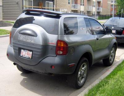 Размер колёс на Isuzu VehiCross 2001 Подбор шин на Isuzu VehiCross 2001