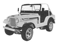 Размер колёс на Jeep CJ 1954 Подбор шин на Jeep CJ 1954
