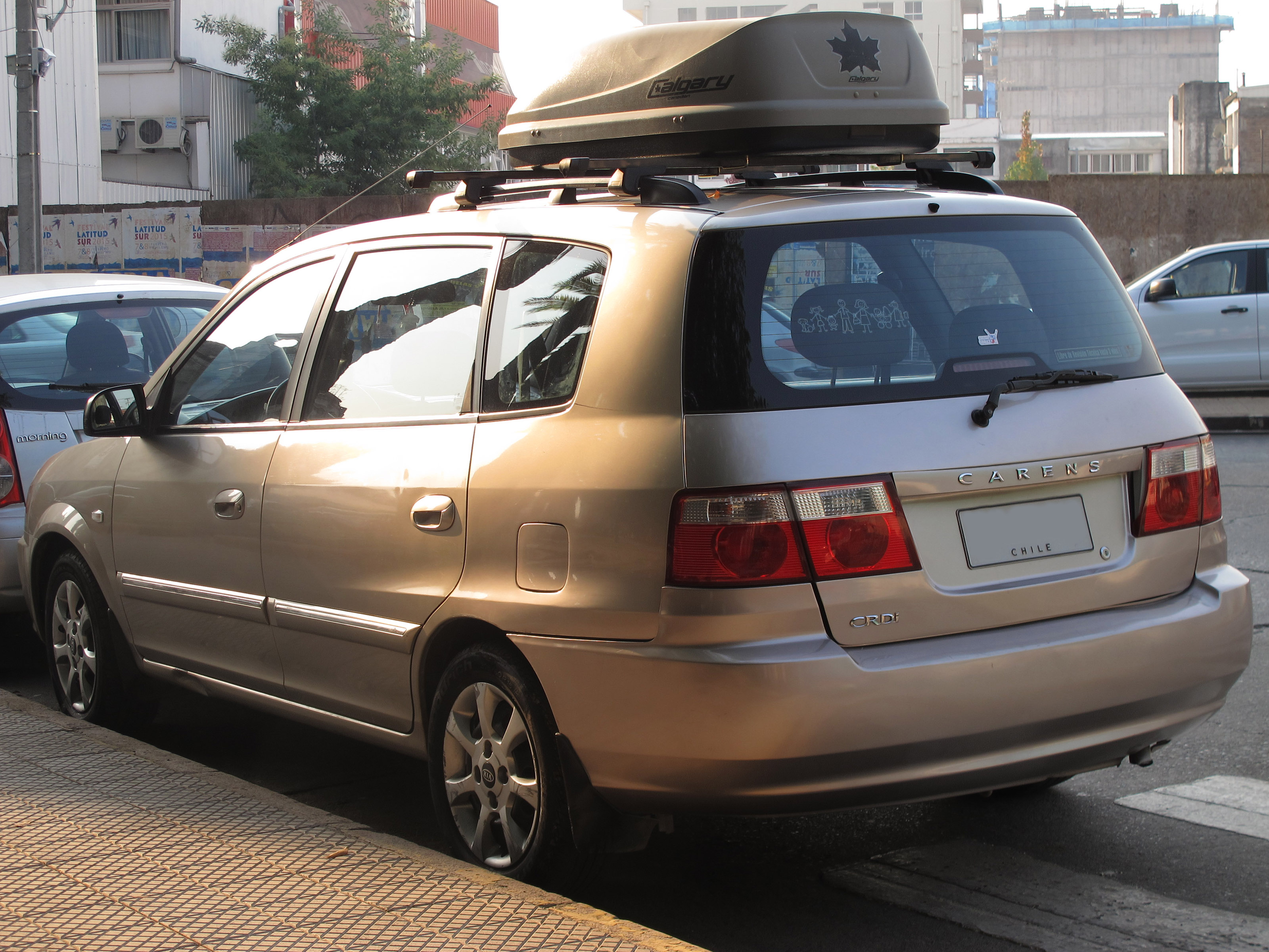 Размер колёс на Kia Carens 2005 Подбор шин на Kia Carens 2005