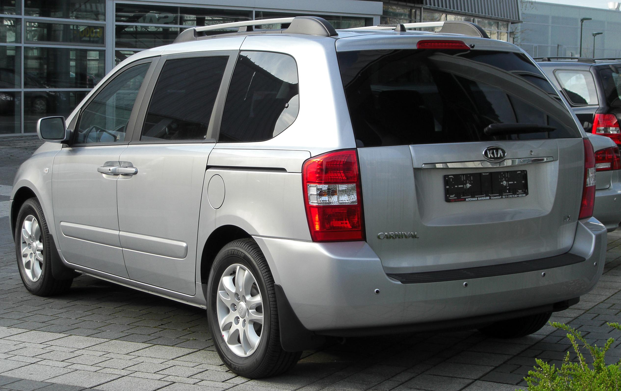 Подбор шин на Kia Carnival 2010