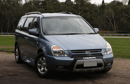 Размер колёс на Kia Grand Carnival 2009 Подбор шин на Kia Grand Carnival 2009