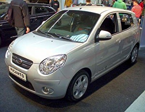 Размер колёс на Kia Picanto 2008 Подбор шин на Kia Picanto 2008
