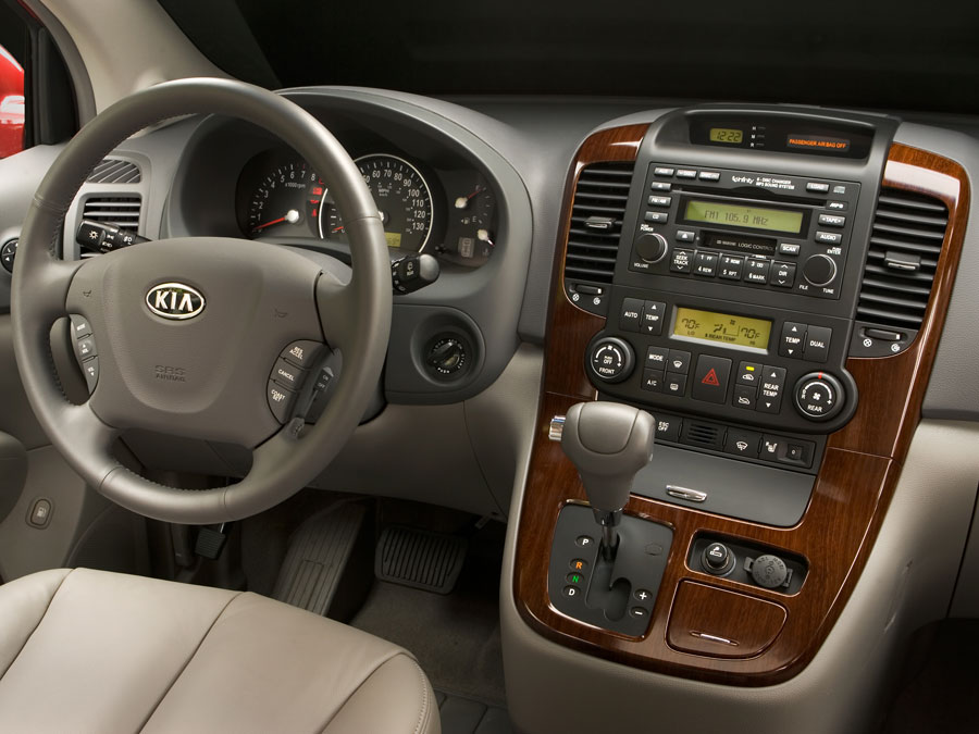 Размер колёс на Kia Sedona 2007 Подбор шин на Kia Sedona 2007
