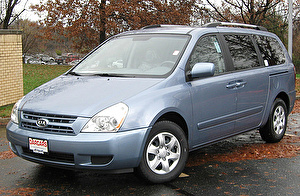 Размер колёс на Kia Sedona 2009 Подбор шин на Kia Sedona 2009