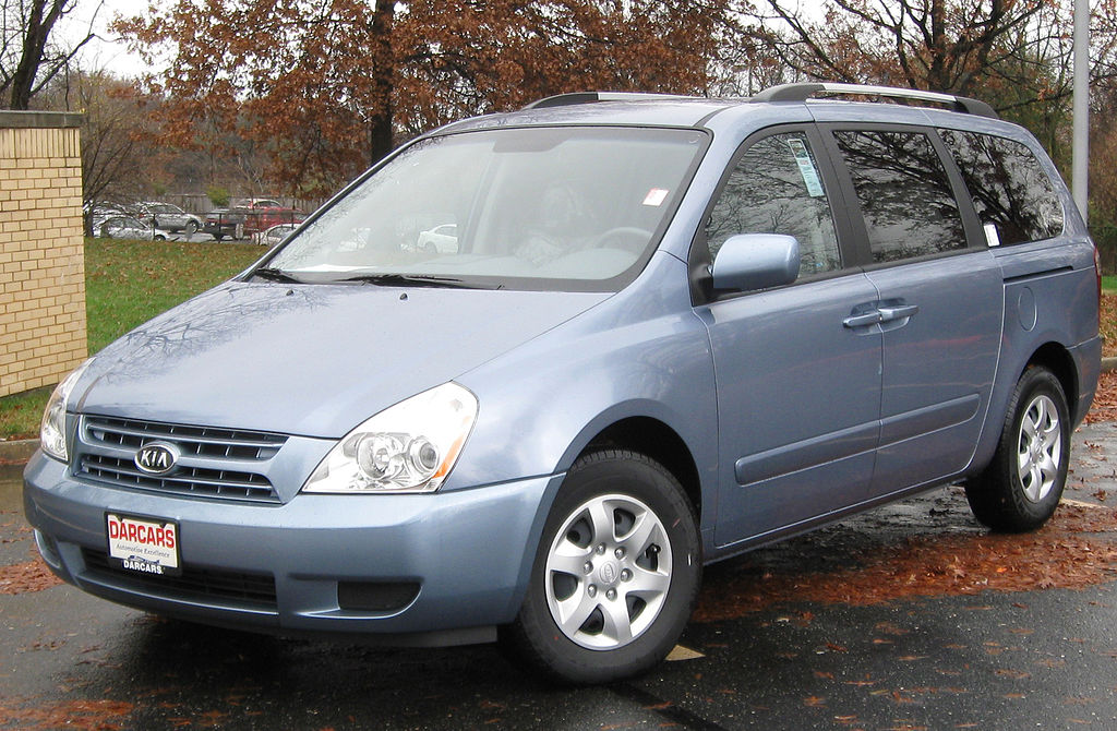 Размер колёс на Kia Sedona 2012 Подбор шин на Kia Sedona 2012