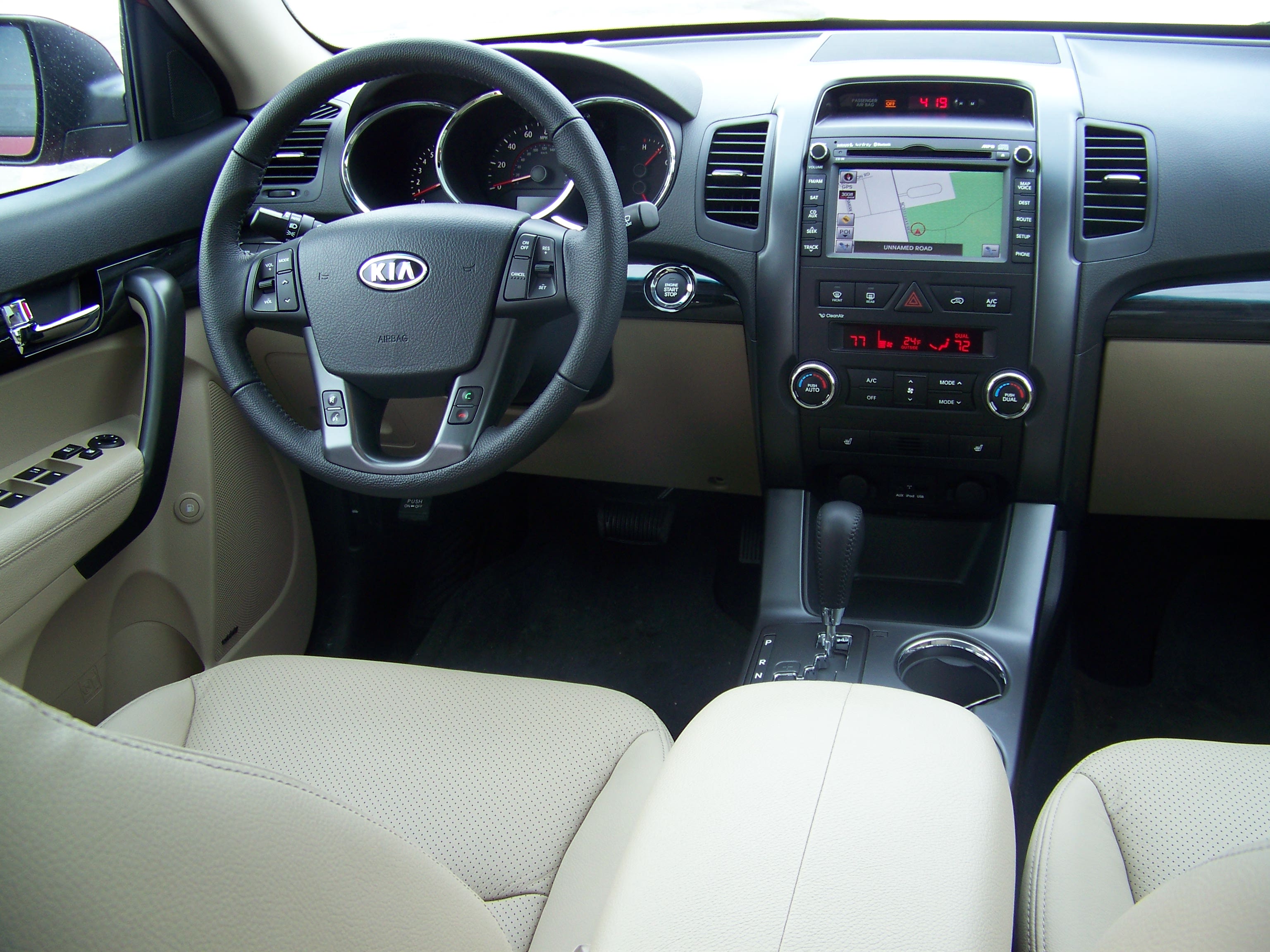 Подбор шин на Kia Sorento 2010