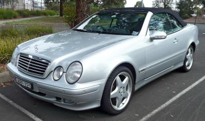 Размер колёс на Mercedes CLK-Class (C208, A208) 2001 Подбор шин на Mercedes CLK-Class (C208, A208) 2001