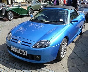 Размер колёс на MG TF 2010 Подбор шин на MG TF 2010