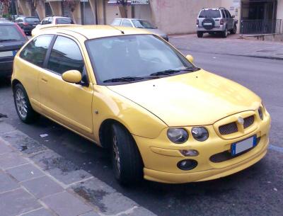 Размер колёс на MG ZR 2010 Подбор шин на MG ZR 2010