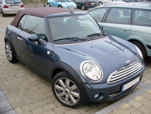 Размер колёс на Mini Cooper Cabrio 2009 Подбор шин на Mini Cooper Cabrio 2009