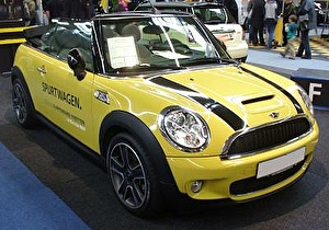 Размер колёс на Mini Cooper S Cabrio 2010 Подбор шин на Mini Cooper S Cabrio 2010
