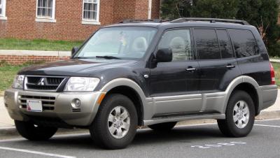 Размер колёс на Mitsubishi Pajero 2003 Подбор шин на Mitsubishi Pajero 2003