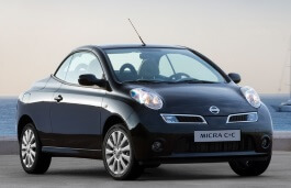 Размер колёс на Nissan Micra C+C 2008 Подбор шин на Nissan Micra C+C 2008