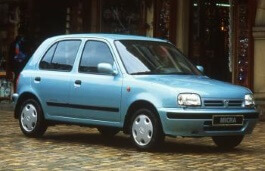 Размер колёс на Nissan Micra 1994 Подбор шин на Nissan Micra 1994