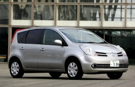 Размер колёс на Nissan Note 2007 Подбор шин на Nissan Note 2007
