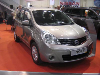 Размер колёс на Nissan Note 2009 Подбор шин на Nissan Note 2009