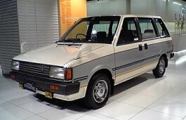 Размер колёс на Nissan Prairie 1986 Подбор шин на Nissan Prairie 1986