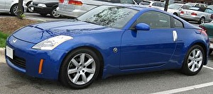 Размер колёс на Nissan Z 2007 Подбор шин на Nissan Z 2007