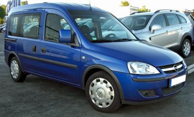 Размер колёс на Opel Combo Tour 2009 Подбор шин на Opel Combo Tour 2009