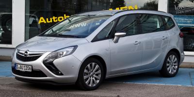 Размер колёс на Opel Zafira Tourier 2011 Подбор шин на Opel Zafira Tourier 2011
