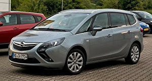 Размер колёс на Opel Zafira 2013 Подбор шин на Opel Zafira 2013