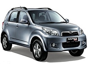 Selección de neumáticos y llantas para vehículo Perodua Nautica. Шины на Perodua