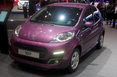 Размер колёс на Peugeot 107 2013 Подбор шин на Peugeot 107 2013