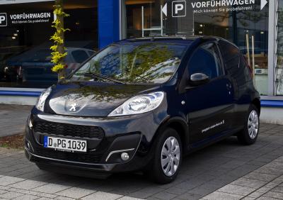 Размер колёс на Peugeot 107 2014 Подбор шин на Peugeot 107 2014
