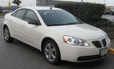 Размер колёс на Pontiac G6 2007 Подбор шин на Pontiac G6 2007