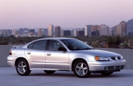 Размер колёс на Pontiac Grand AM 1997 Подбор шин на Pontiac Grand AM 1997