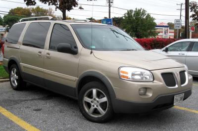 Размер колёс на Pontiac Montana 2005 Подбор шин на Pontiac Montana 2005